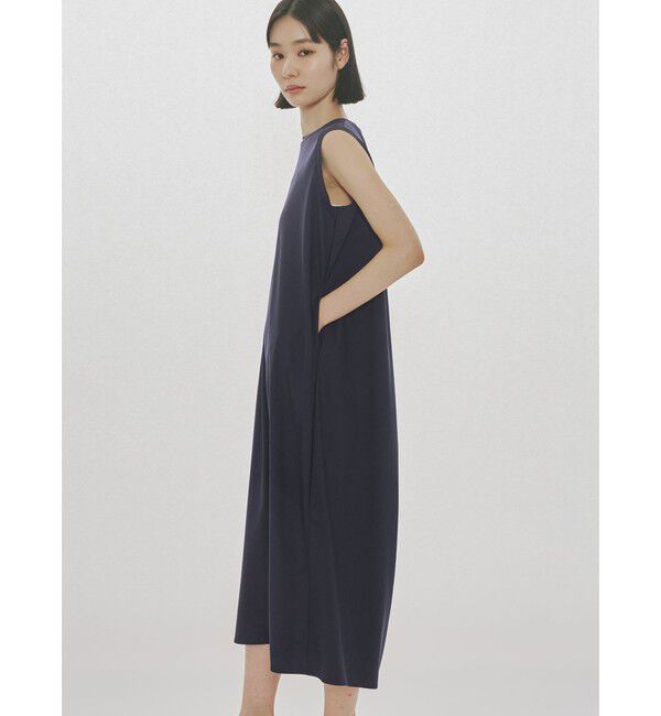 MIDIUMISOLID「MIDIUMISOLID for Ladies エッセンシャルバックタックドレス」|ワンピース|