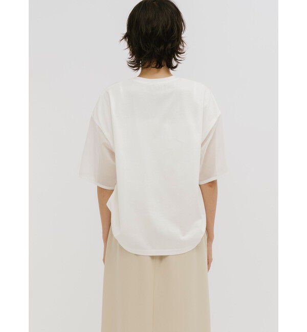 MIDIUMISOLID「MIDIUMISOLID for Ladies シアースリーブスキッパープルオーバー」|Tシャツ・カットソー|