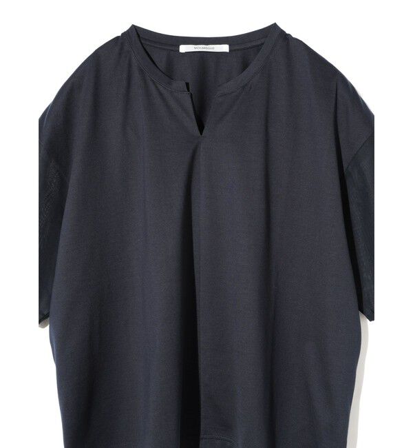 MIDIUMISOLID「MIDIUMISOLID for Ladies シアースリーブスキッパープルオーバー」|Tシャツ・カットソー|