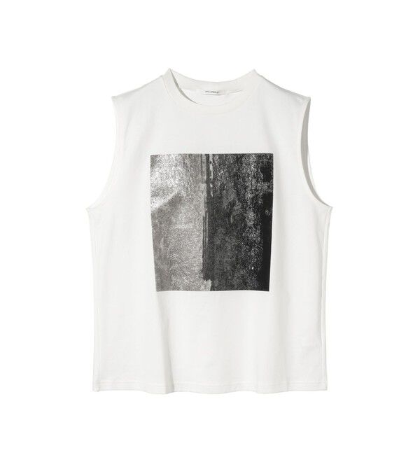 MIDIUMISOLID「MIDIUMISOLID for Ladies フォグフォイルノースリーブトップス」|Tシャツ・カットソー|