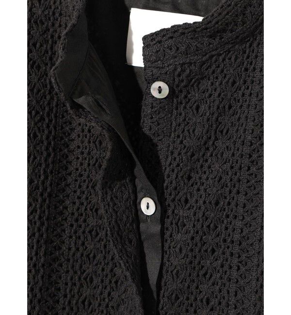 MIDIUMISOLID「MIDIUMISOLID for Ladies レース付きワイドシャツ」|シャツ・ブラウス|