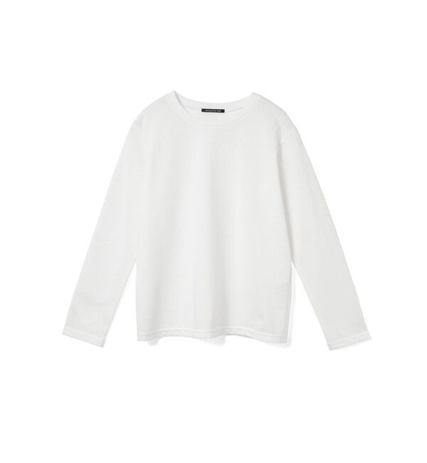 mizuiro ind「mizuiro ind トリコットロングスリーブクルーネックTシャツ」|Tシャツ・カットソー|