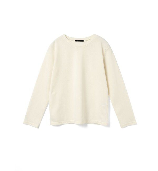 mizuiro ind「mizuiro ind トリコットロングスリーブクルーネックTシャツ」|Tシャツ・カットソー|