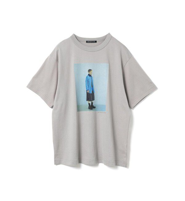 mizuiro ind「mizuiro ind フォトプリントＴ」|Tシャツ・カットソー|グレーB