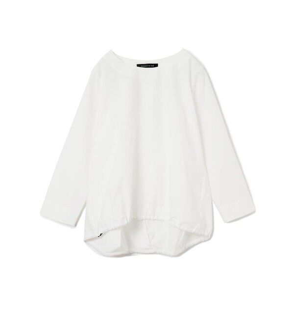mizuiro ind「mizuiro ind ドローストリングクルーネックプルオーバー」|Tシャツ・カットソー|