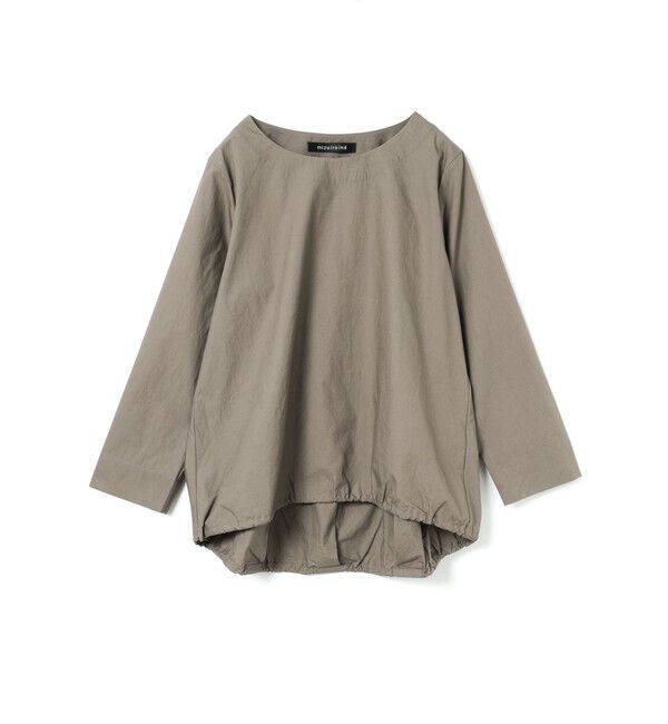 mizuiro ind「mizuiro ind ドローストリングクルーネックプルオーバー」|Tシャツ・カットソー|