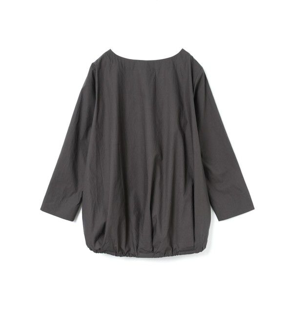 mizuiro ind「mizuiro ind ドローストリングクルーネックプルオーバー」|Tシャツ・カットソー|