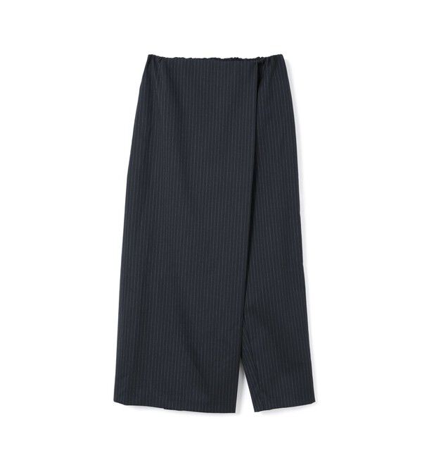 mizuiro ind「mizuiro ind ラップライクパンツ」|その他|ネイビーストライプA