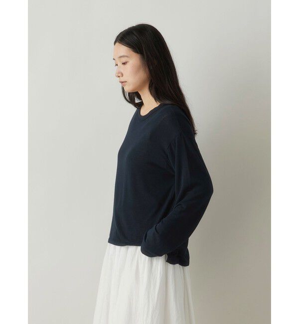 MidiUmi「MidiUmi スムースウールブレンドプルオーバー」|Tシャツ・カットソー|