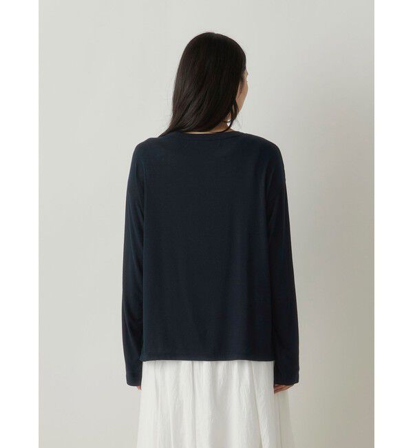 MidiUmi「MidiUmi スムースウールブレンドプルオーバー」|Tシャツ・カットソー|