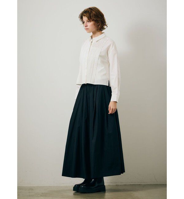 MARMARMAR「MARMARMAR ランダムピンタックショートシャツ」|シャツ・ブラウス|