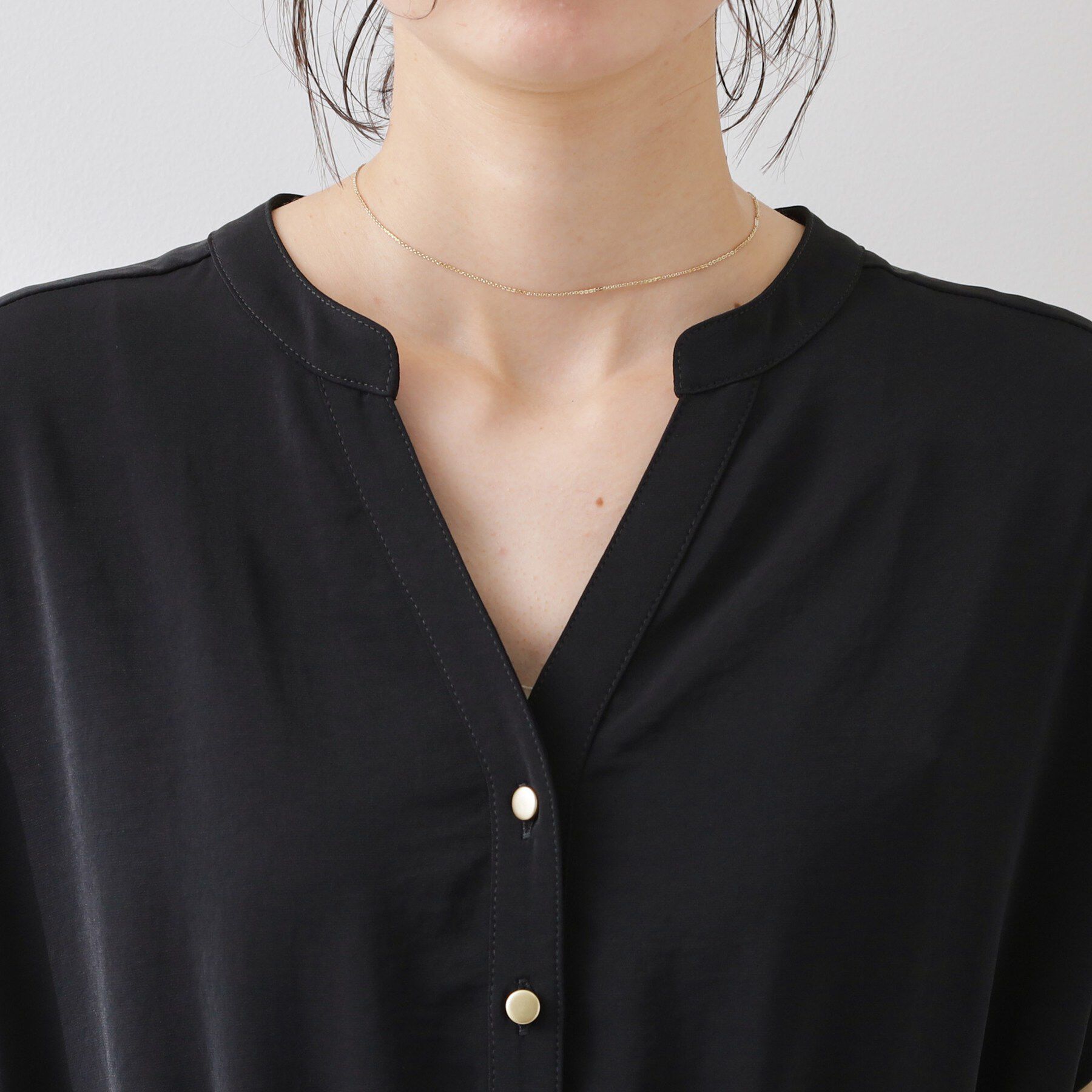 THE SHOP TK「【M-XL/ひんやり/遮熱】やみつきになる とろみスキッパーワンピース」|ワンピース|