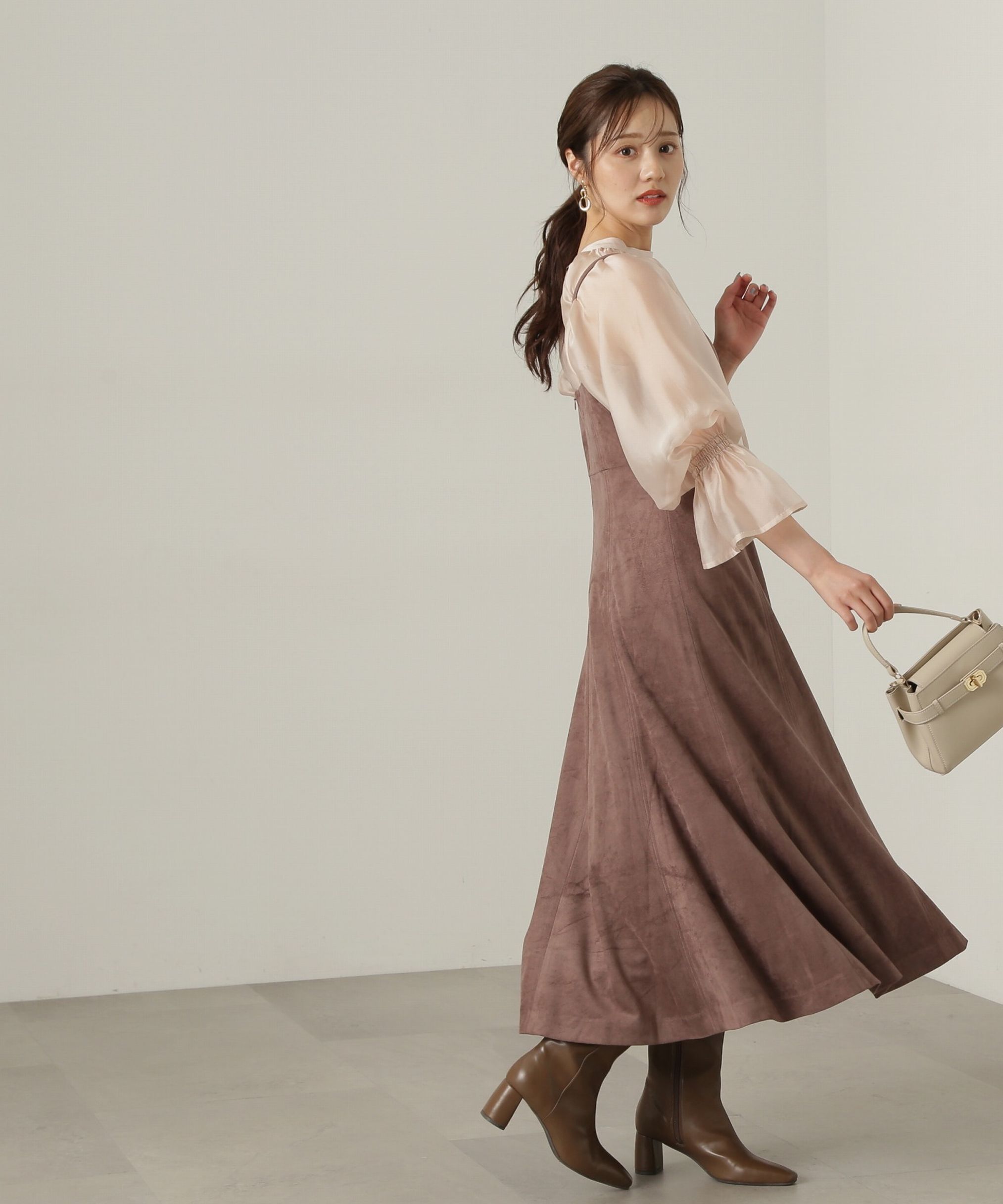 PROPORTION BODY DRESSING「2wayシアーボウタイブラウス24AW」|シャツ・ブラウス|