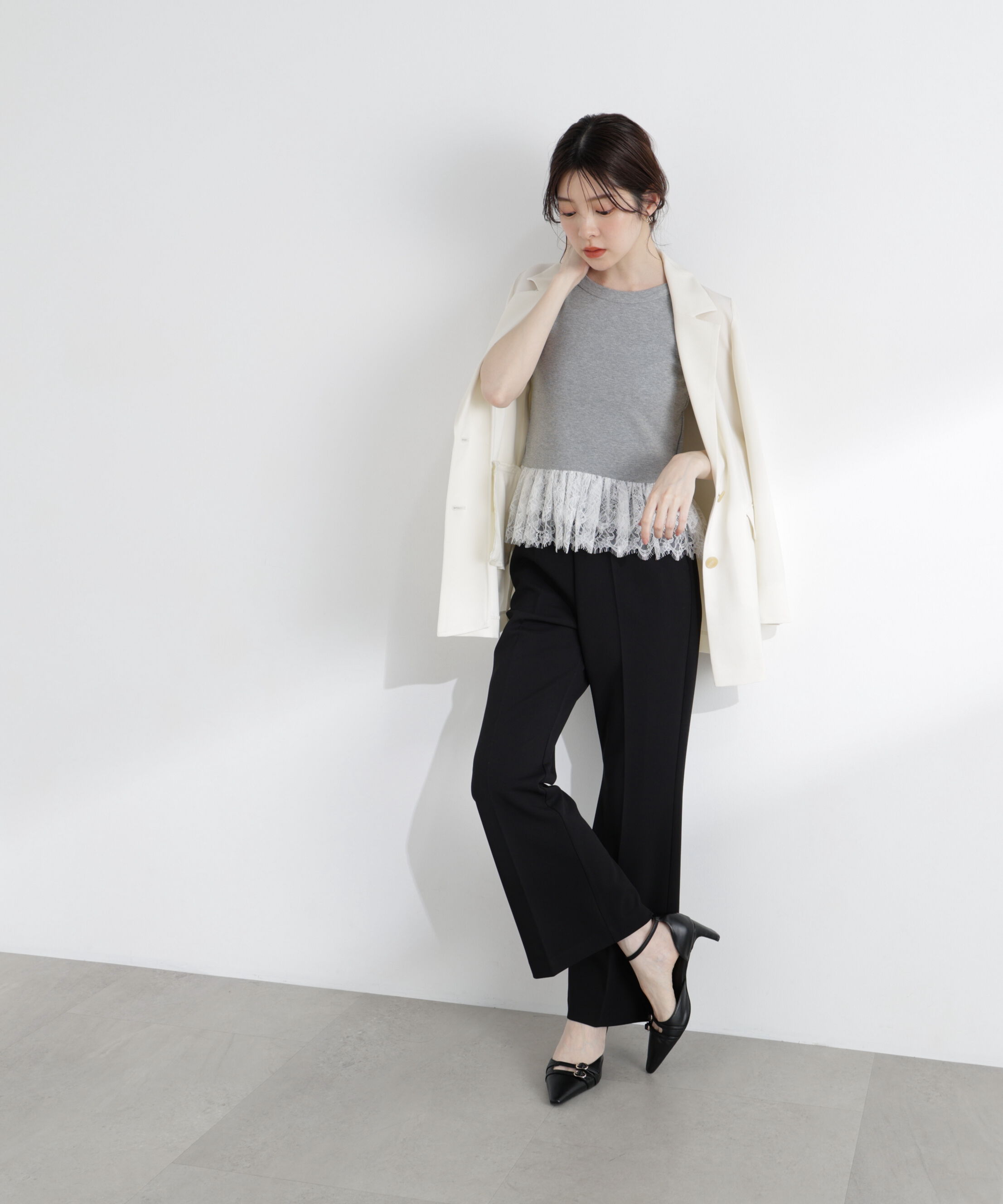 PROPORTION BODY DRESSING「〈a/mie〉セミフレアーパンツ26SS」|その他|