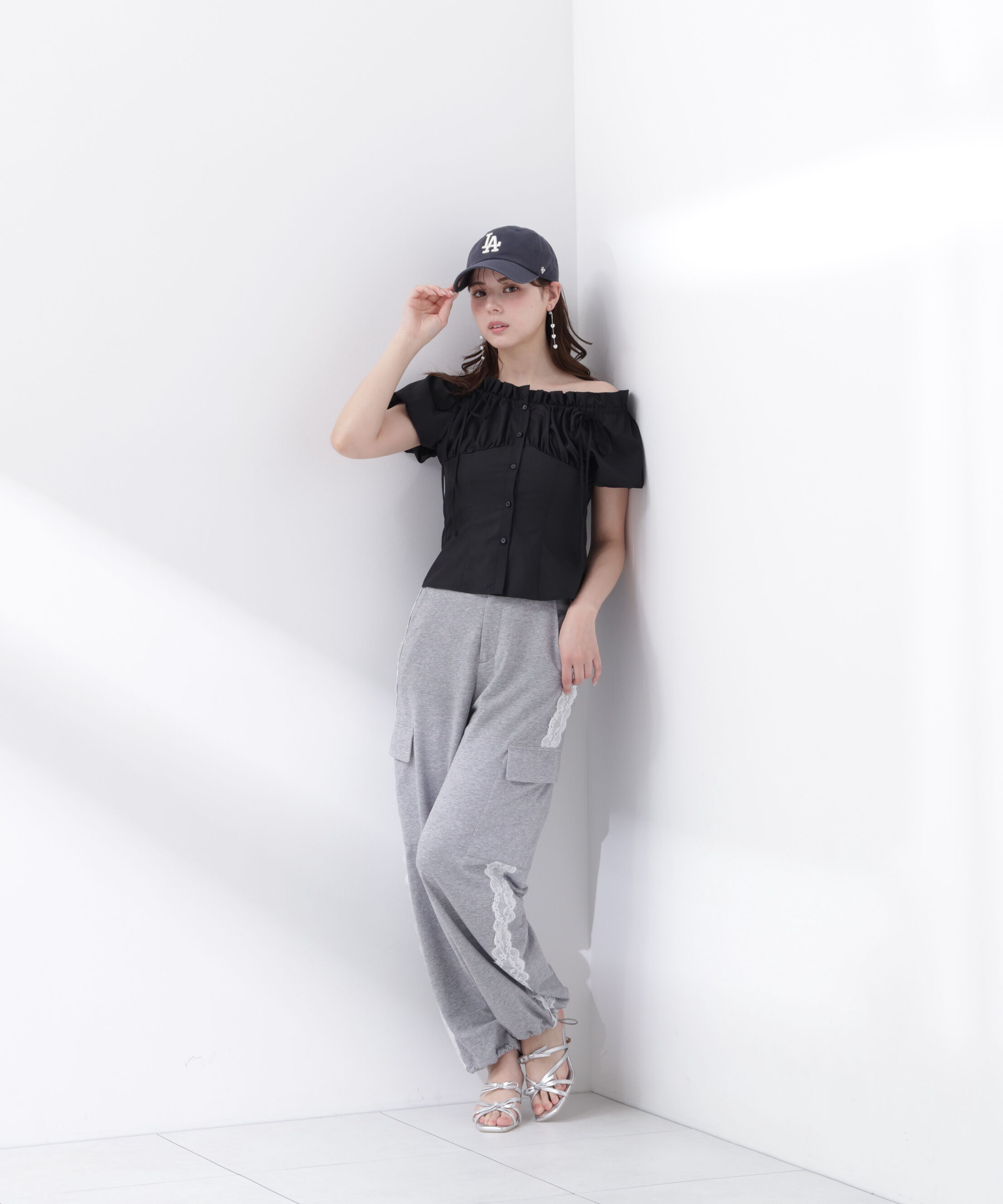 PROPORTION BODY DRESSING「コラボオフショルリボンブラウス」|シャツ・ブラウス|