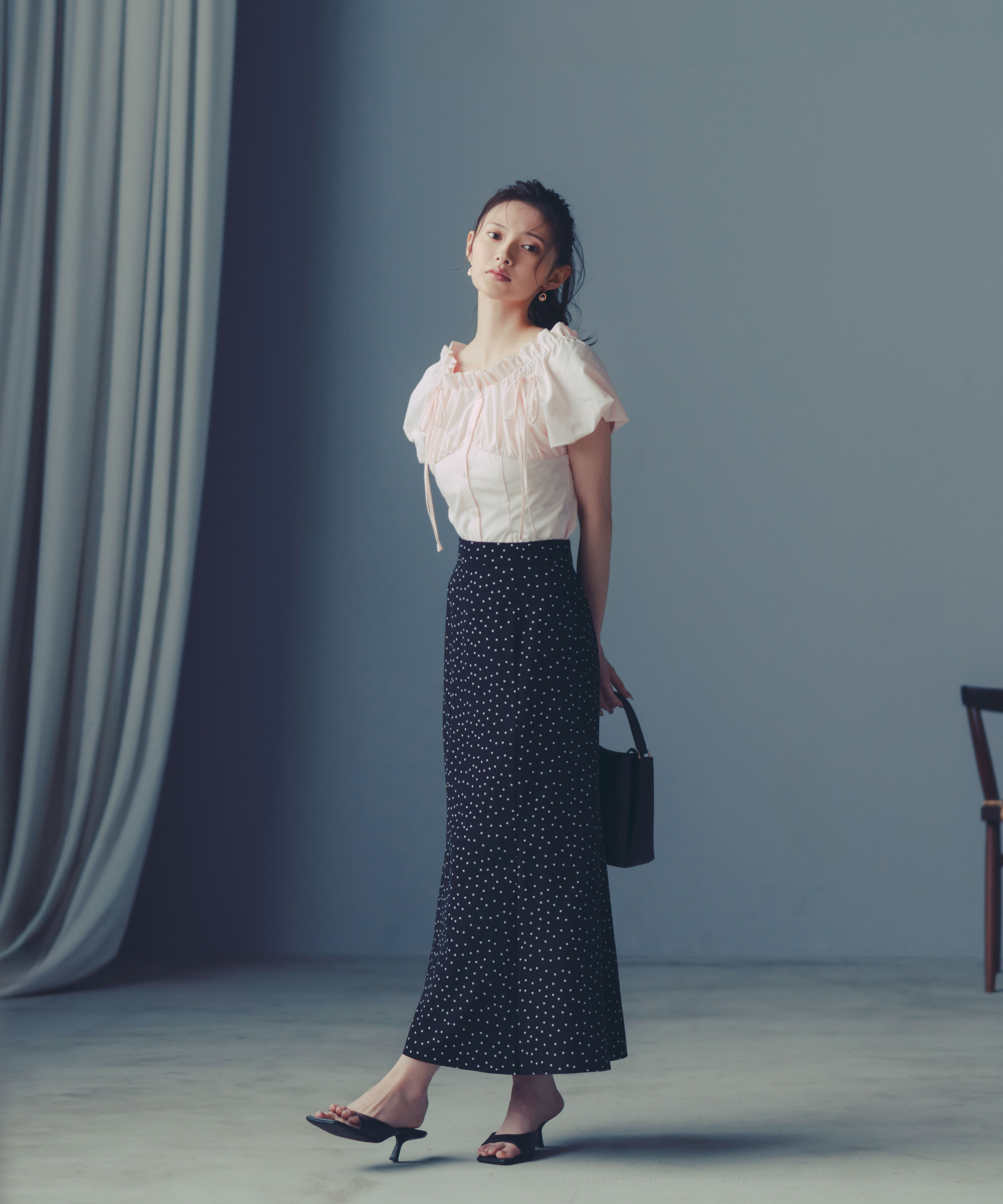 PROPORTION BODY DRESSING「コラボオフショルリボンブラウス」|シャツ・ブラウス|