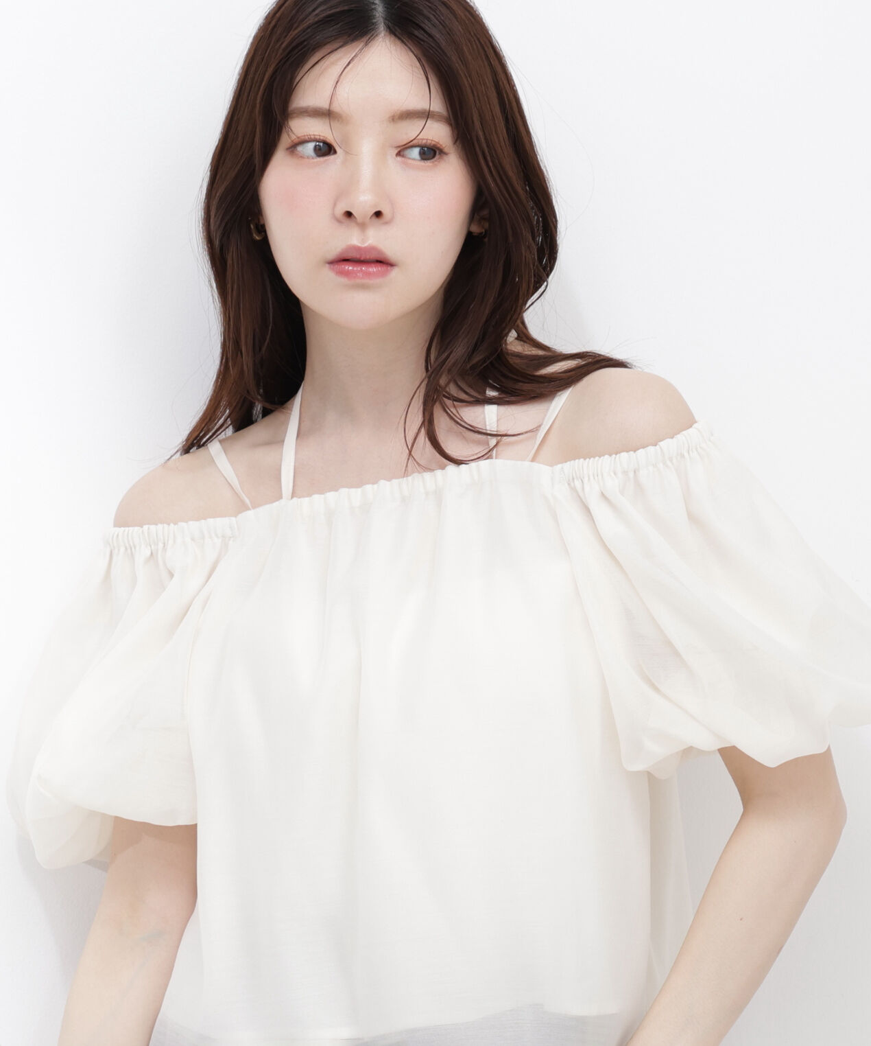 PROPORTION BODY DRESSING「シアーバルーンブラウス」|シャツ・ブラウス|