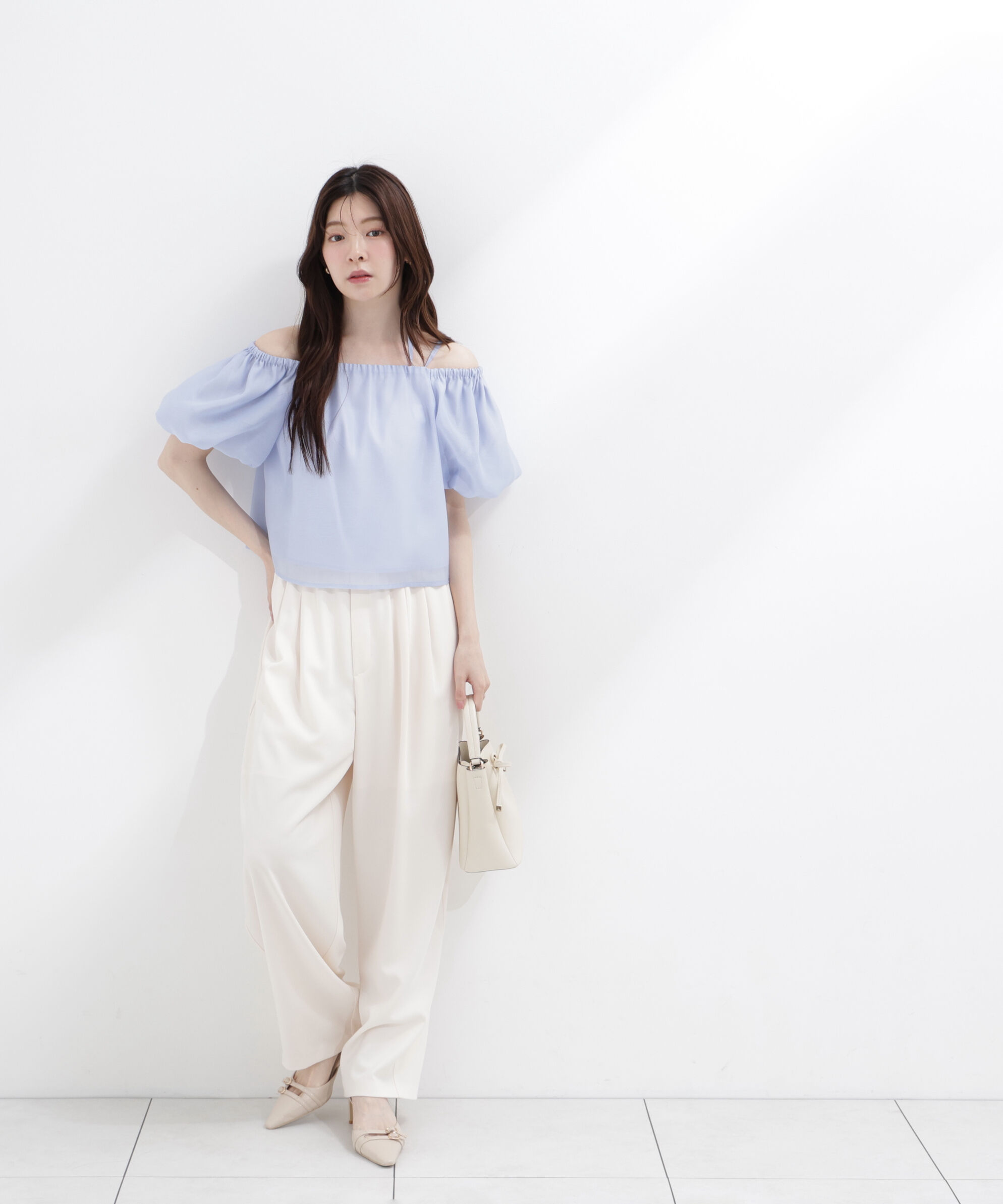 PROPORTION BODY DRESSING「シアーバルーンブラウス」|シャツ・ブラウス|