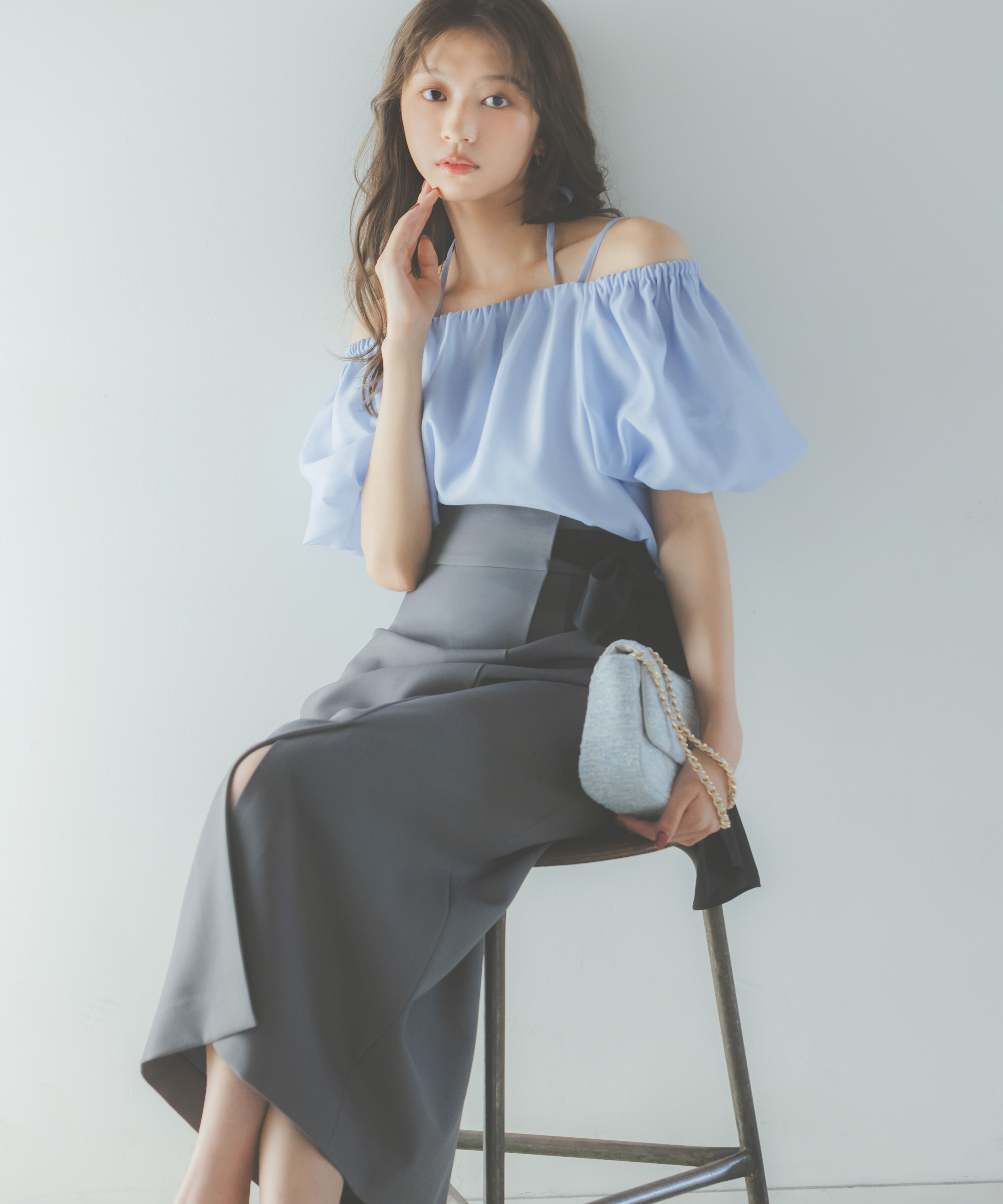 PROPORTION BODY DRESSING「シアーバルーンブラウス」|シャツ・ブラウス|