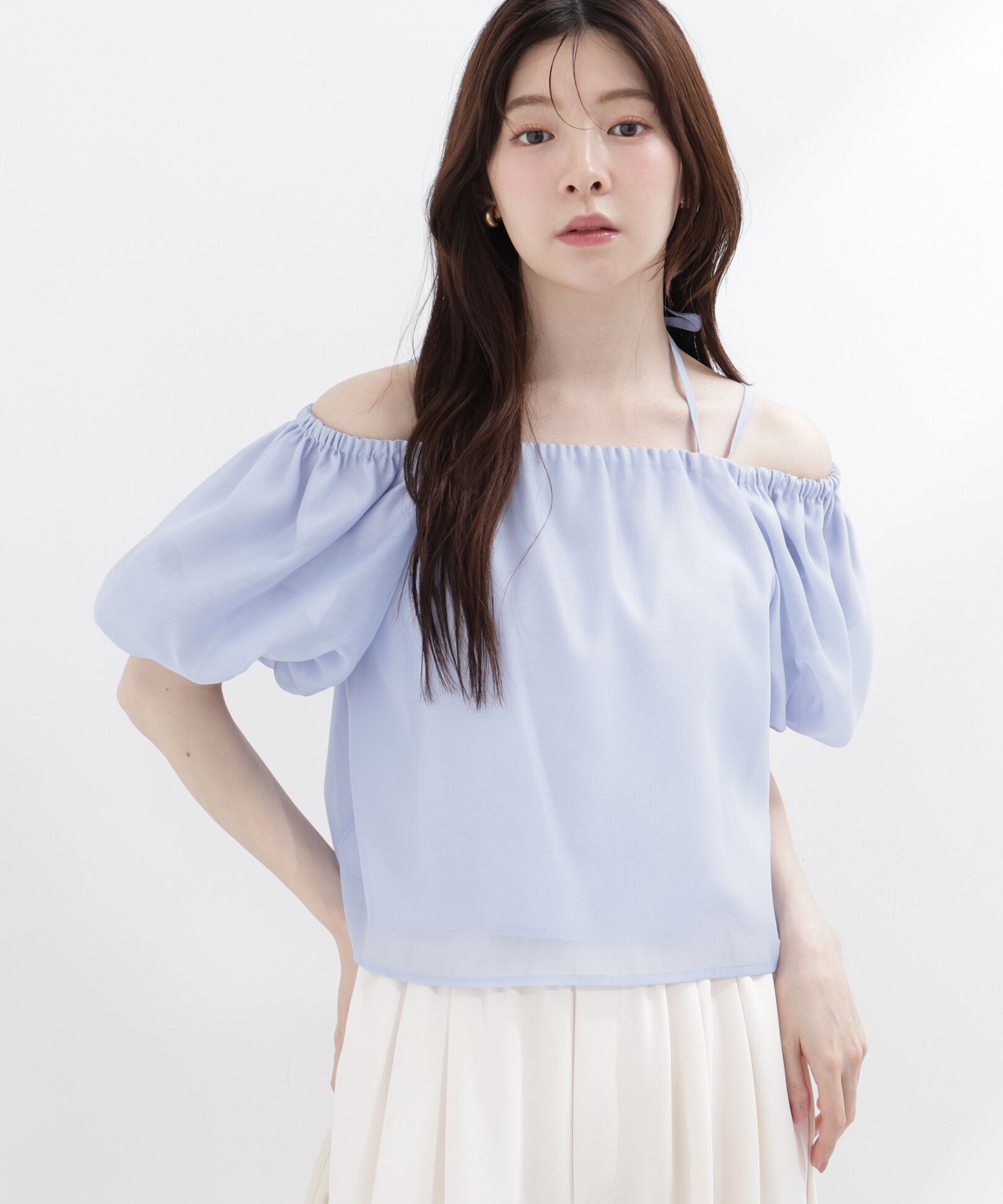 PROPORTION BODY DRESSING「シアーバルーンブラウス」|シャツ・ブラウス|