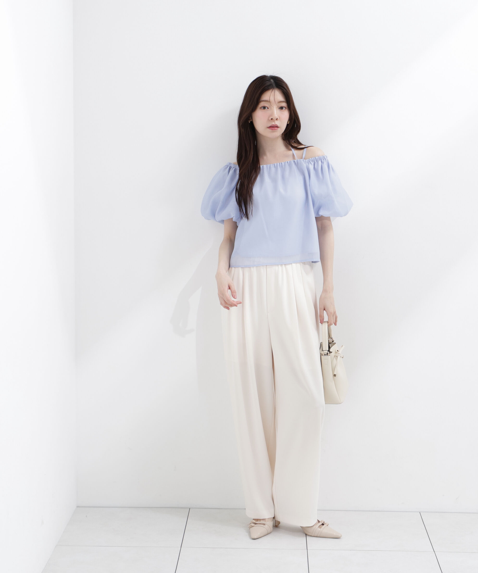 PROPORTION BODY DRESSING「シアーバルーンブラウス」|シャツ・ブラウス|