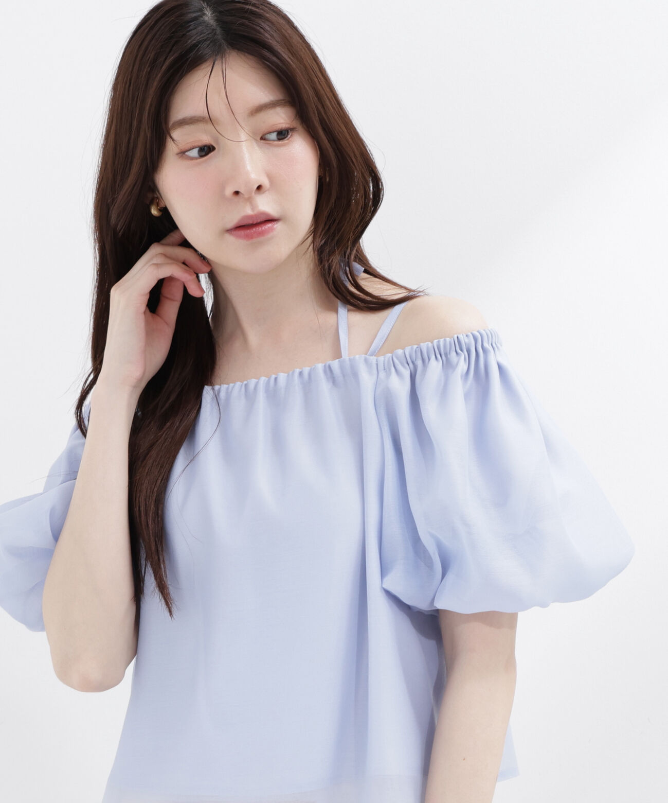 PROPORTION BODY DRESSING「シアーバルーンブラウス」|シャツ・ブラウス|