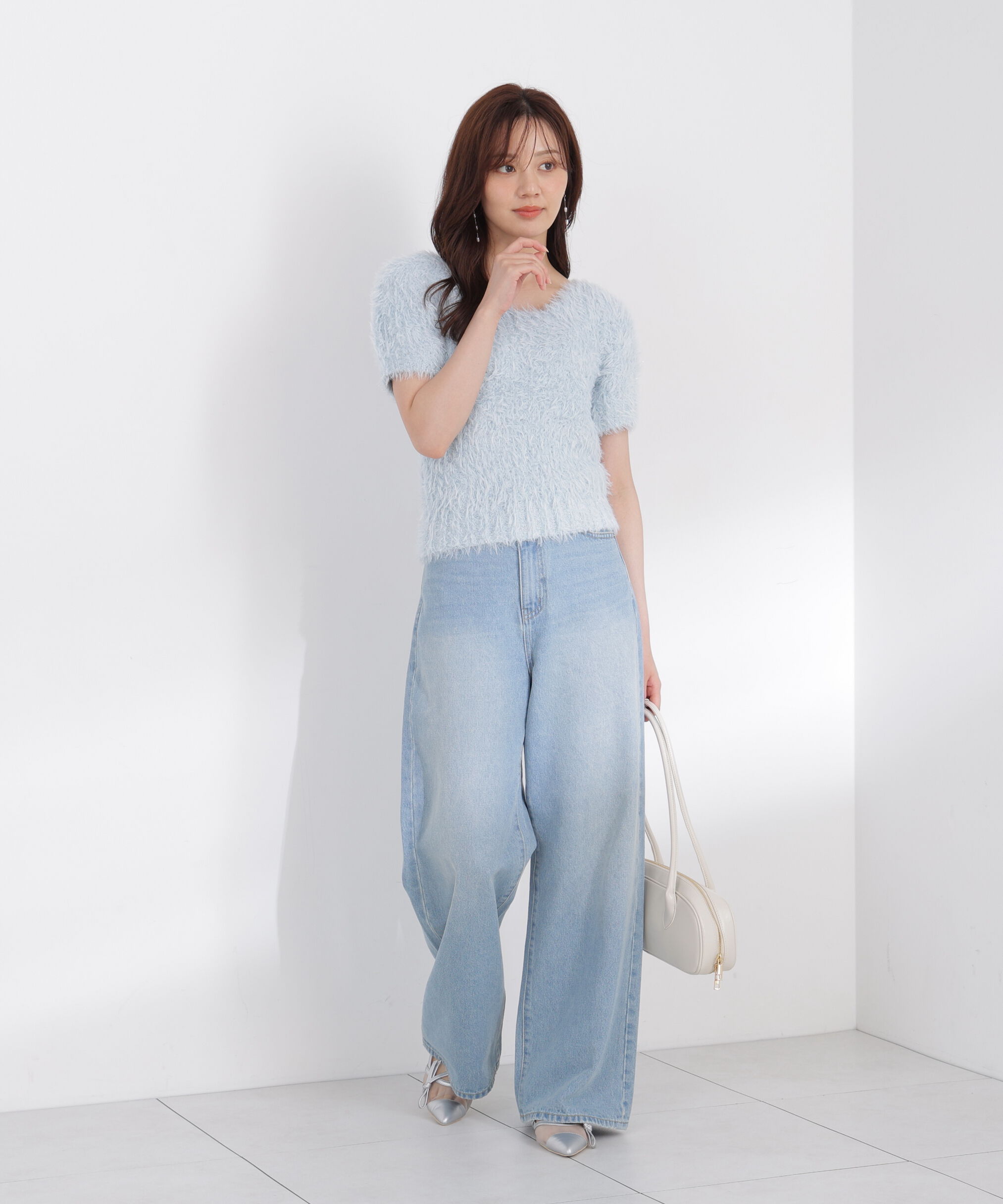 PROPORTION BODY DRESSING「ラメフェザーニット」|ニット・セーター|