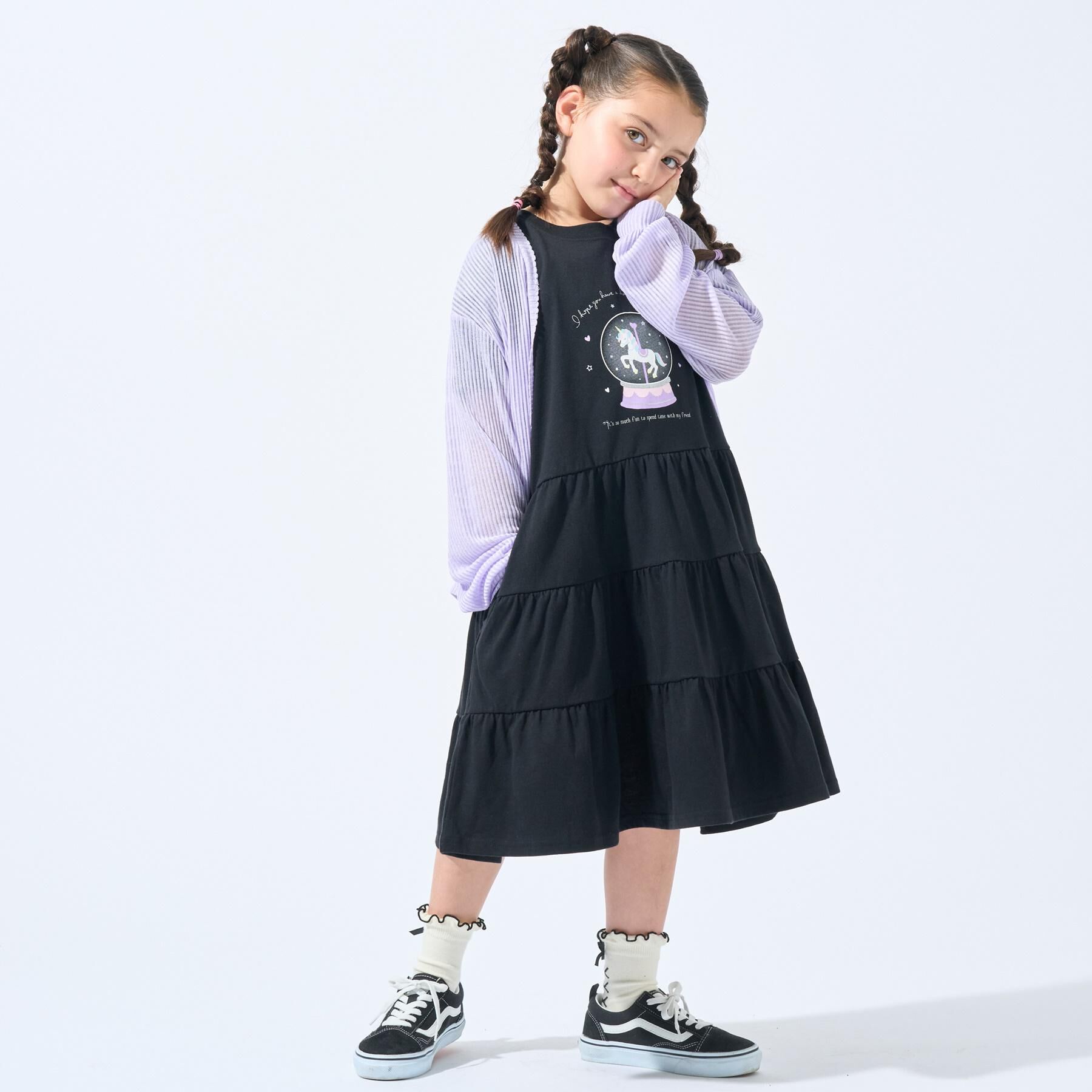 SHOO･LA･RUE「シアーリブ編みニットソーカーディガン」|カーディガン|