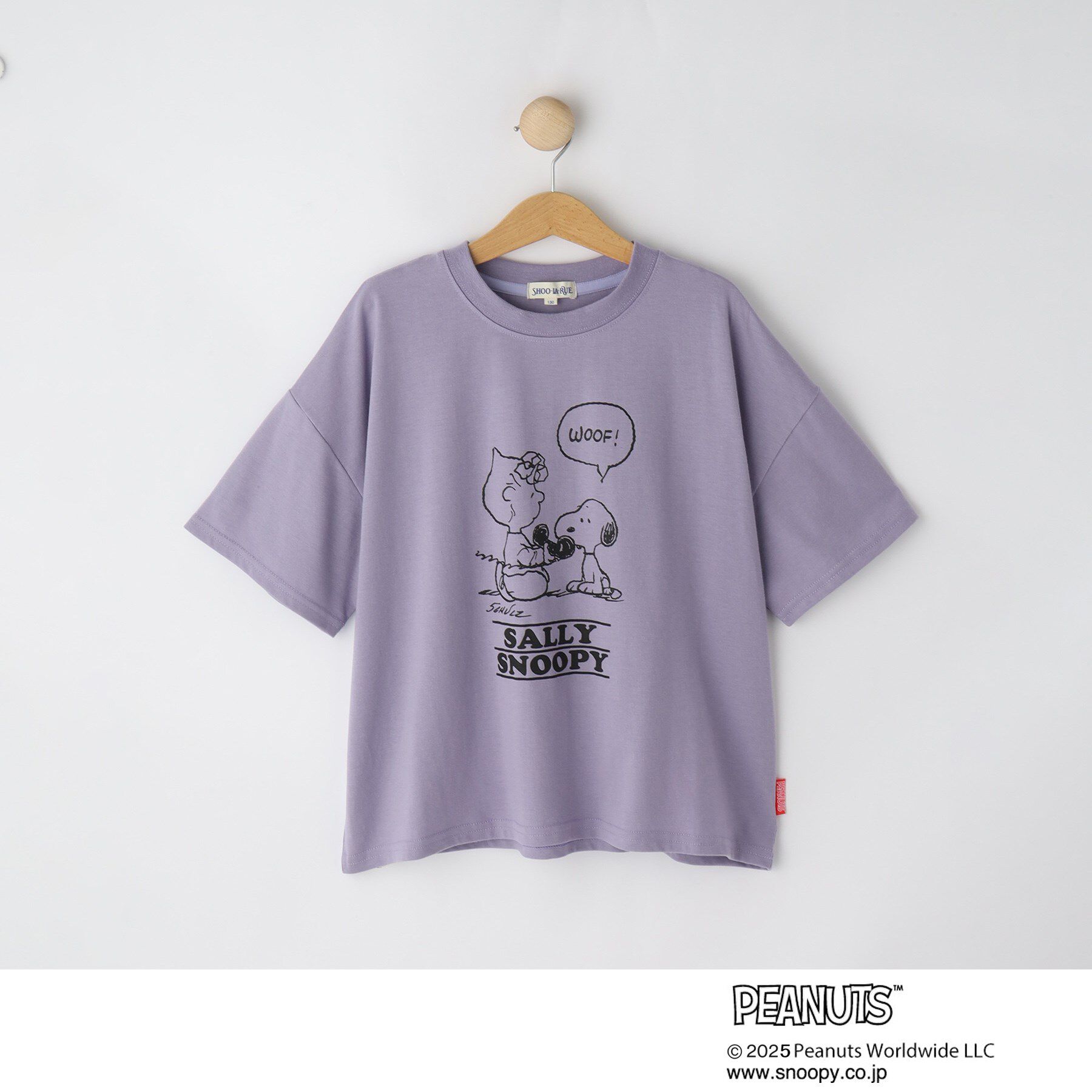 SHOO･LA･RUE「【PEANUTS】アソートプリントTシャツ」|Tシャツ・カットソー|ラベンダー(080)