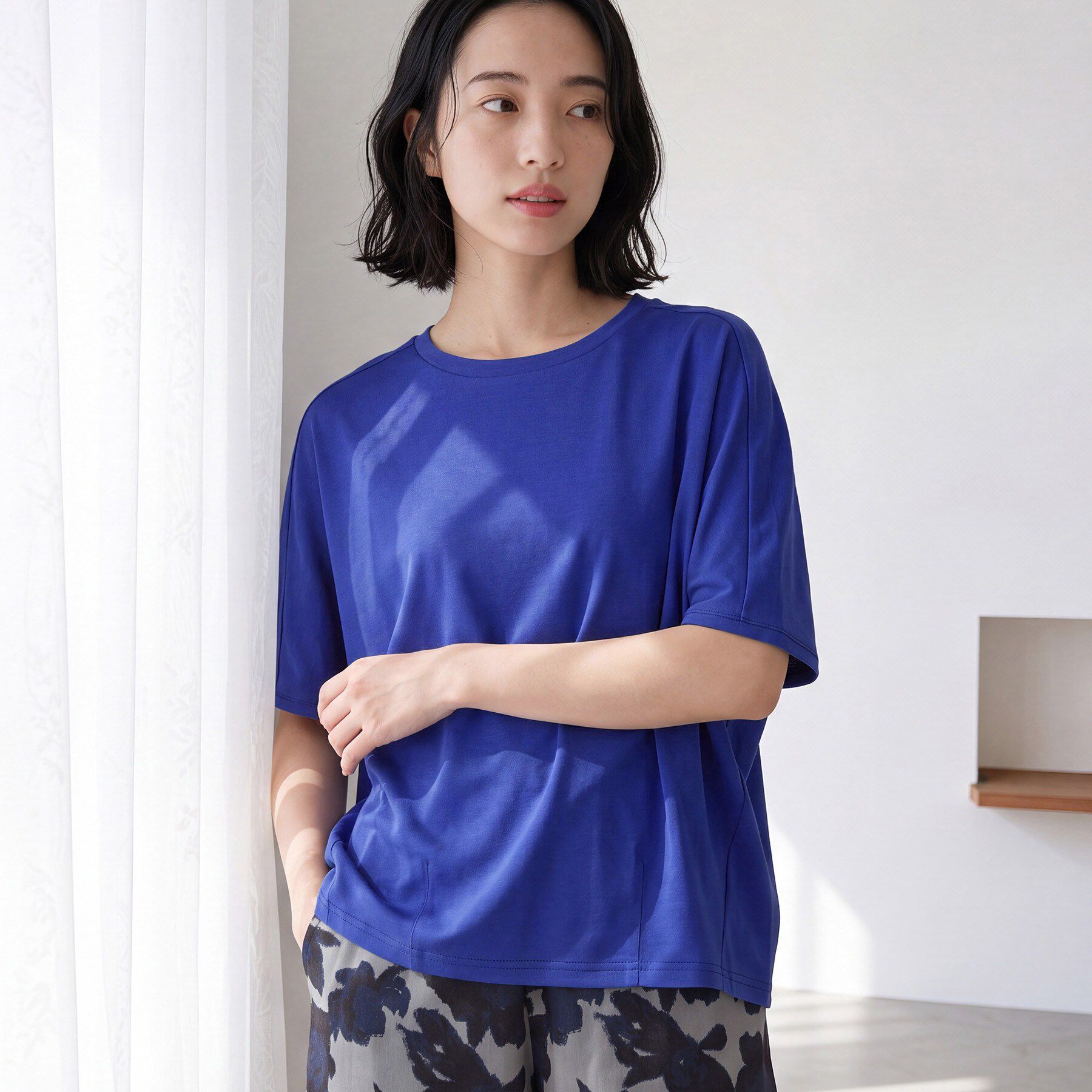Dessin「【汗シミ防止/UVカット】ドルマンスリーブ プルオーバー」|Tシャツ・カットソー|