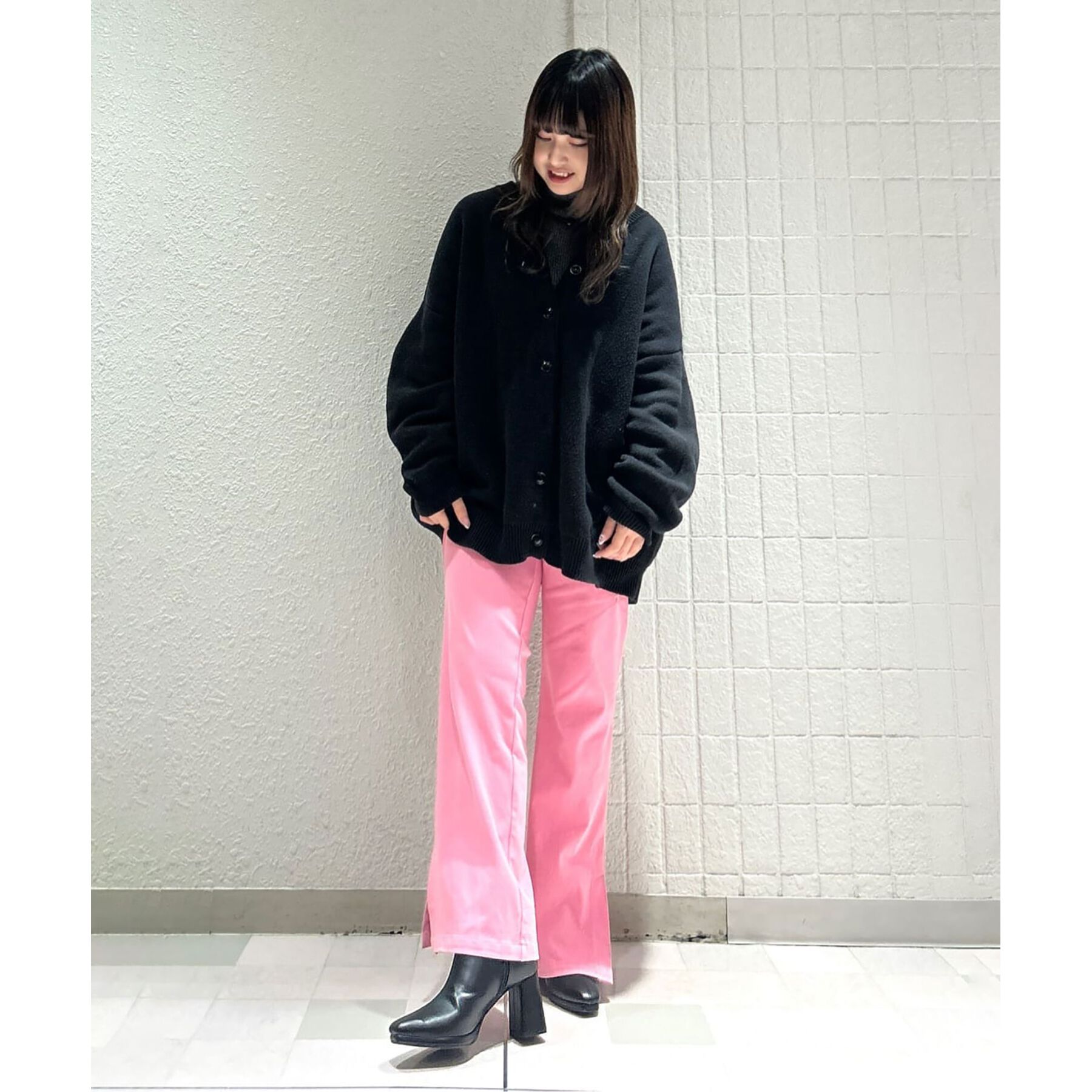 ESPERANZA「【晴雨兼用】ブロックヒールショートブーツ」|ショートブーツ|