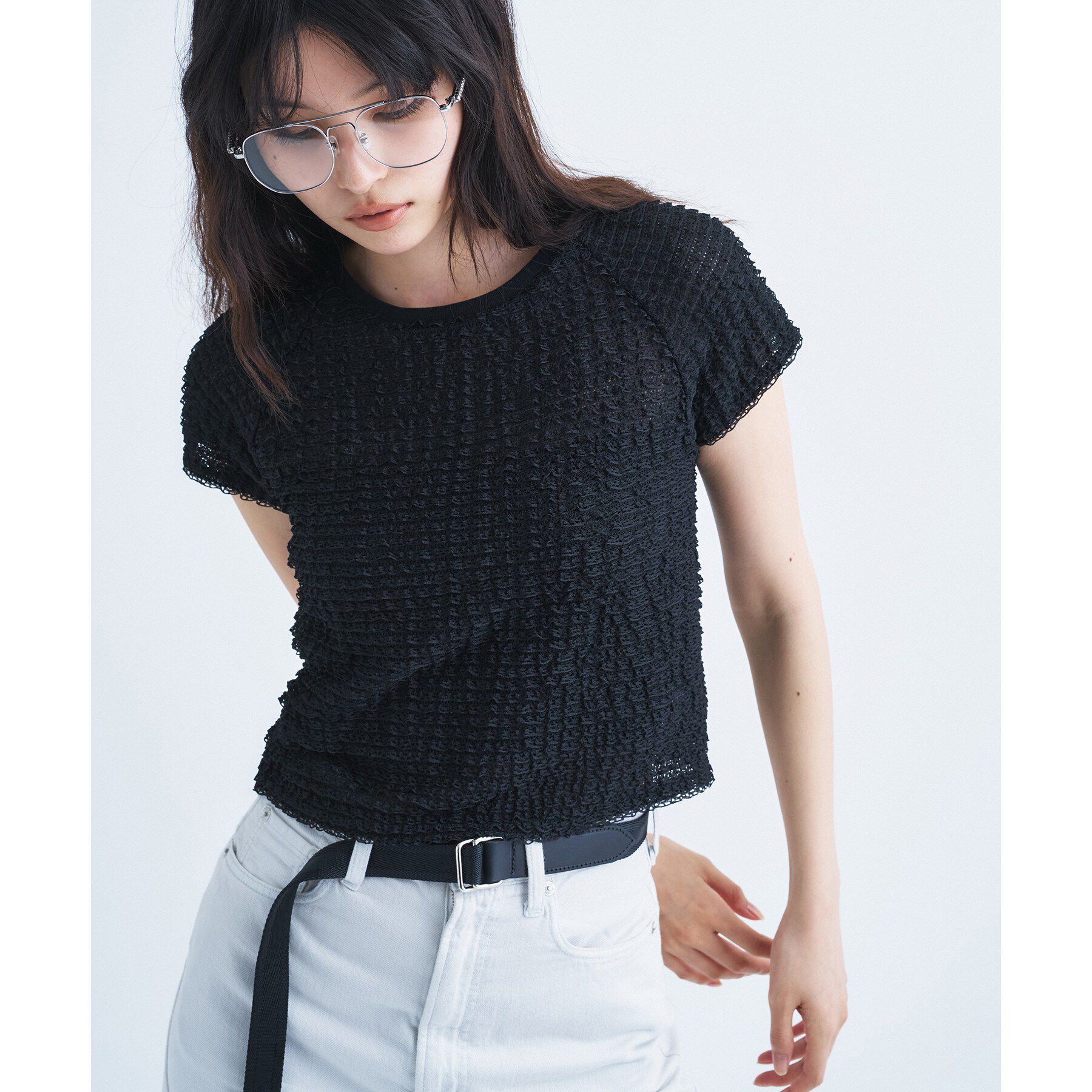 CODE A「frill mini tee」|Tシャツ・カットソー|