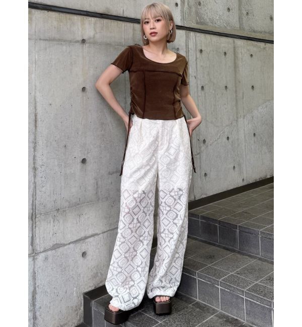 MURUA「レースシアーパンツ【セットアップ着用可】【WEB限定】」|その他|
