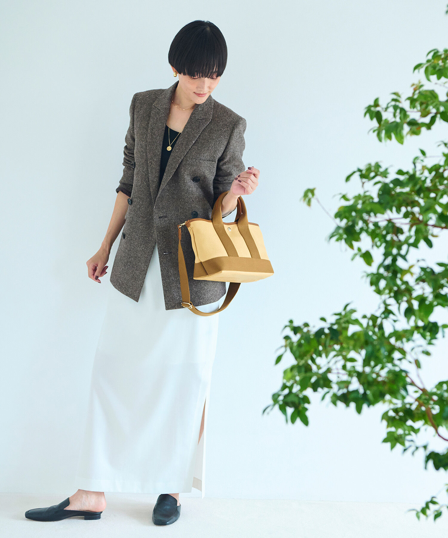 TOPKAPI BREATH「【Breath TOPKAPI】SCOTCH GRAIN スコッチグレイン ショルダー付き ミニ トートバッグ S」|トートバッグ|