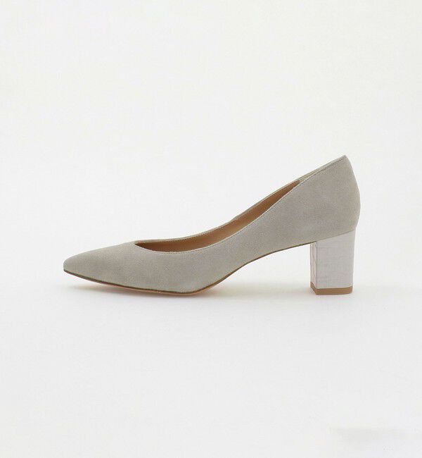 ODETTE E ODILE「ポインテッドブロックヒール パンプス55&darr;&uarr;」|パンプス|LT.GRAY