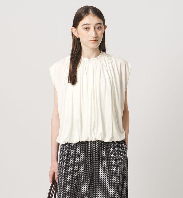 UNITED ARROWS「天竺 ギャザー バルーン カットソー」|Tシャツ・カットソー|