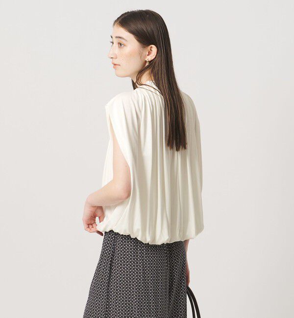 UNITED ARROWS「天竺 ギャザー バルーン カットソー」|Tシャツ・カットソー|