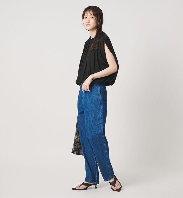 UNITED ARROWS「天竺 ギャザー バルーン カットソー」|Tシャツ・カットソー|