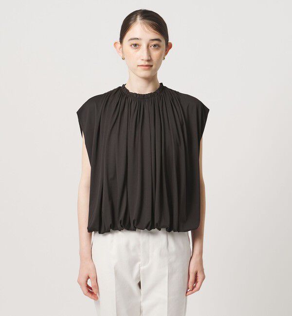 UNITED ARROWS「天竺 ギャザー バルーン カットソー」|Tシャツ・カットソー|