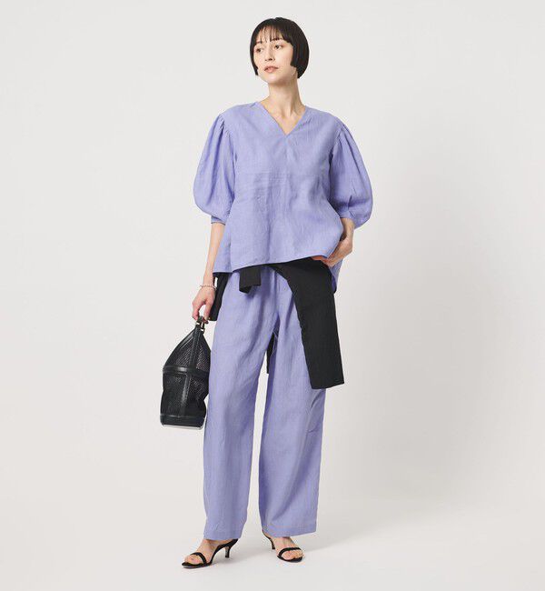 UNITED ARROWS「リネン イージーパンツ ‐ウォッシャブル‐」|チノ|