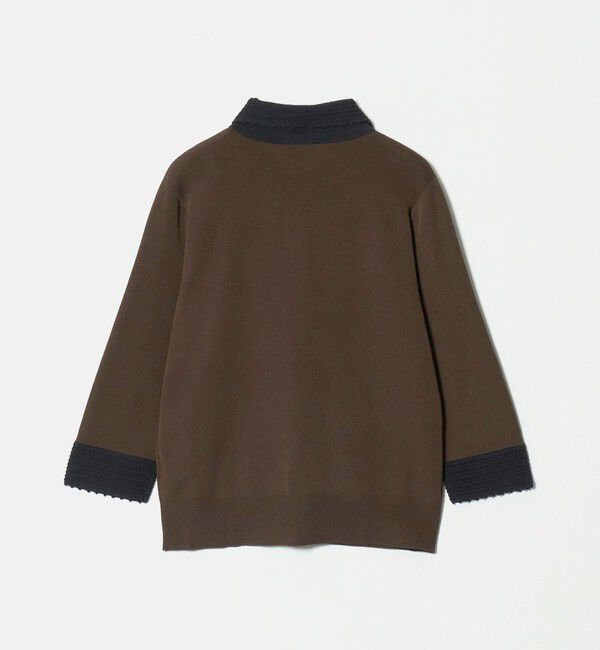 UNITED ARROWS「クロシェ ポロカーディガン ‐ウォッシャブル‐」|カーディガン|