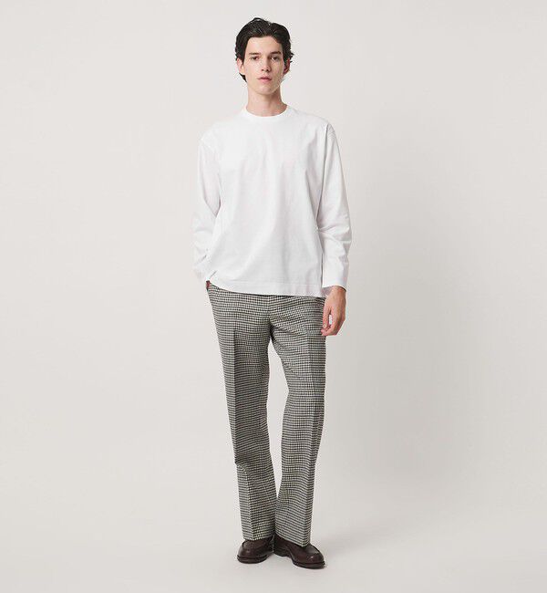 UNITED ARROWS「ポンチ ロングスリーブ Tシャツ デオドラント 抗菌防臭 接触冷感」|Tシャツ・カットソー|