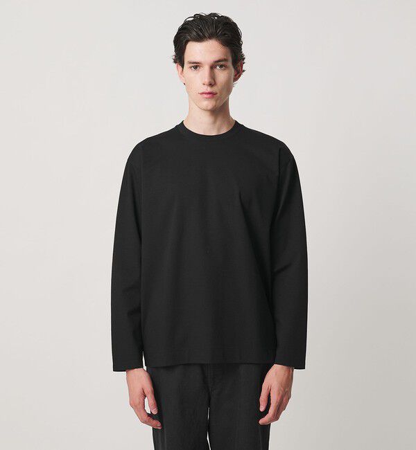 UNITED ARROWS「ポンチ ロングスリーブ Tシャツ デオドラント 抗菌防臭 接触冷感」|Tシャツ・カットソー|