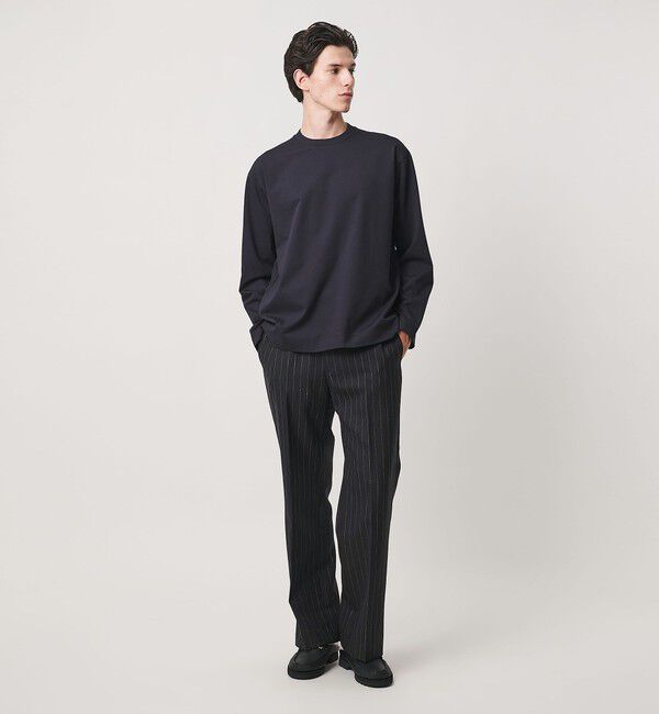 UNITED ARROWS「ポンチ ロングスリーブ Tシャツ デオドラント 抗菌防臭 接触冷感」|Tシャツ・カットソー|