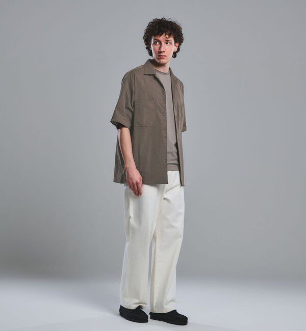 UNITED ARROWS green label relaxing「WONDER CLOTH オープンカラー 3ポケット 半袖シャツ -ストレッチ・接触冷感・吸水速乾-」|シャツ・ブラウス|