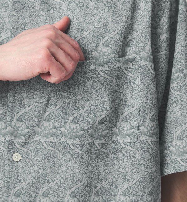 UNITED ARROWS green label relaxing「William Morris ジャストルーズ 半袖 シャツ」|シャツ・ブラウス|