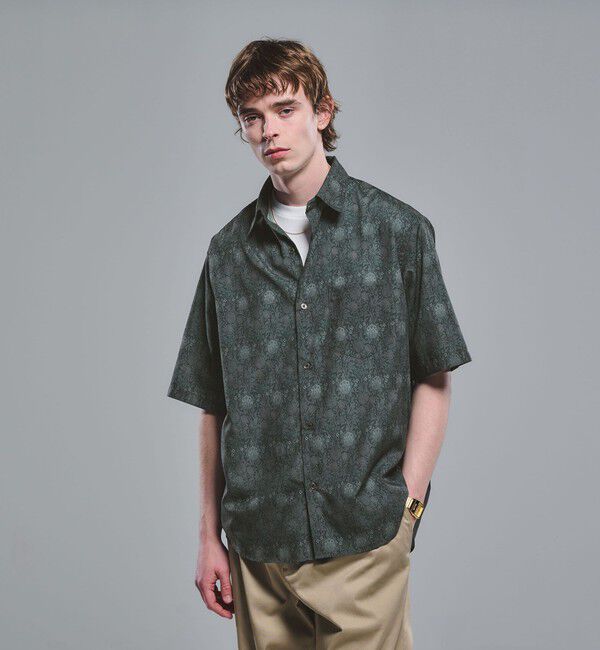 UNITED ARROWS green label relaxing「William Morris ジャストルーズ 半袖 シャツ」|シャツ・ブラウス|