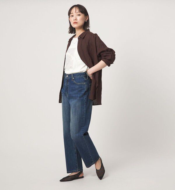UNITED ARROWS green label relaxing「［size SHORT/TALLあり］ストレート デニム パンツ」|デニム|