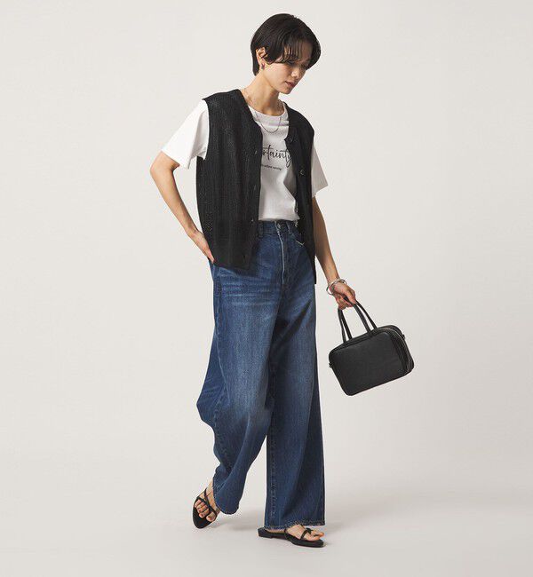 UNITED ARROWS green label relaxing「ニット ボタン ベスト」|ベスト・ジレ|