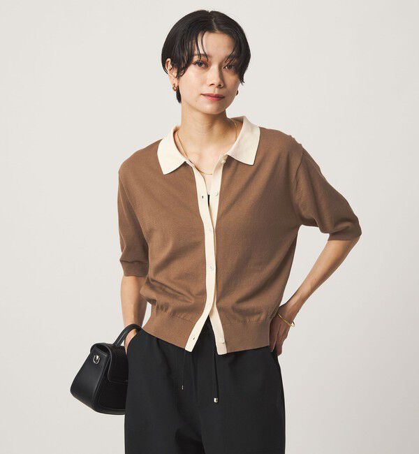 UNITED ARROWS green label relaxing「ハイショク ポロニット」|ニット・セーター|